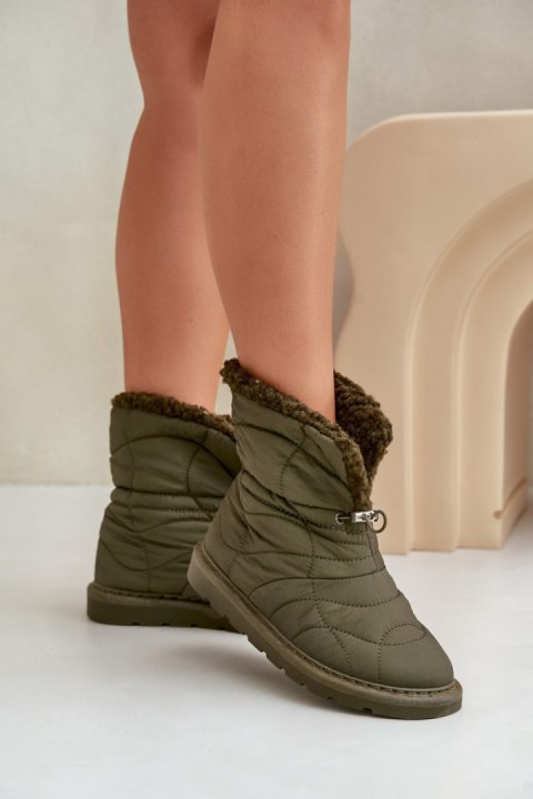 Śniegowce Model Vamidra 6433 Dark Green - Step in style Step in style