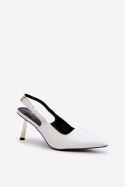 Szpilki Model Filona CH878 White - Step in style Step in style
