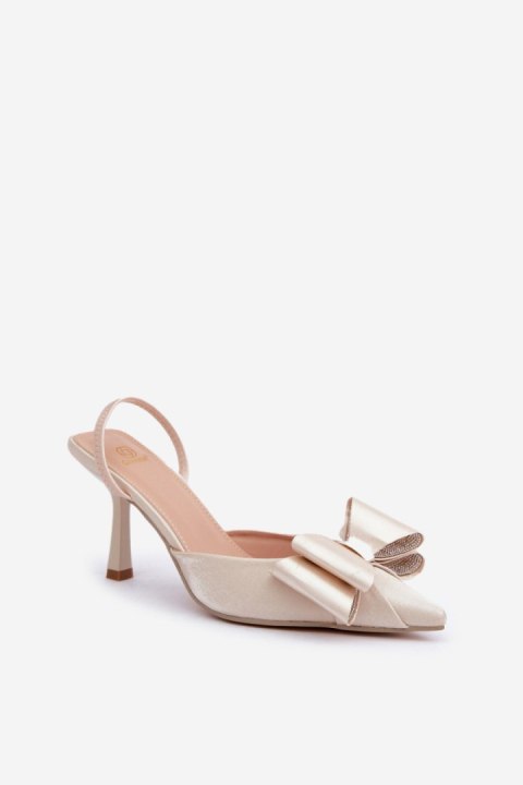 Szpilki Model Selatea SQC-118 Gold - Step in style Step in style