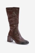 Kozaki Model Ellithira ASA217-2 Brown - Step in style Step in style