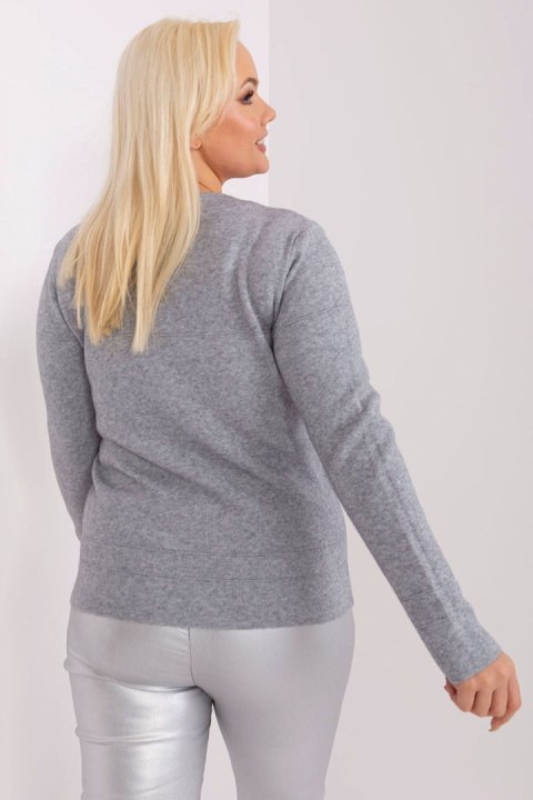 Sweter Damski Model PM-SW-PM-3706.10X Grey - Factory Price Factory Price Sweter Damski Model PM-SW-PM-3706.10X Grey - Factory Price Factory Price
