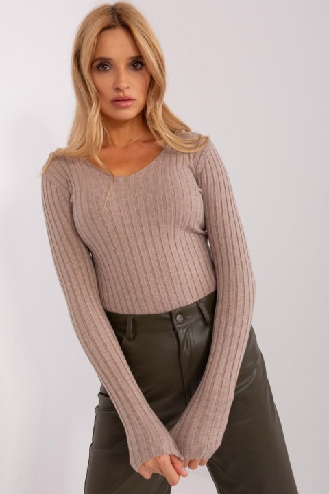 Sweter Damski Model PM-SW-PM1088.25 Dark Beige - Factory Price Factory Price