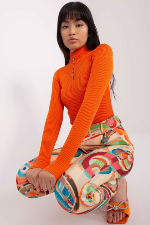Bluzka Model BA-BZ-2302.97P Orange - Badu Badu Bluzka Model BA-BZ-2302.97P Orange - Badu Badu