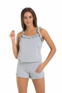 Piżama Szorty do spania Model Sleepy 2154 Grey - Teyli Teyli Piżama Szorty do spania Model Sleepy 2154 Grey - Teyli Teyli