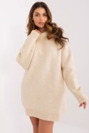Sukienka Model BA-SK-0568-1.20 Light Beige - Badu Badu Sukienka Model BA-SK-0568-1.20 Light Beige - Badu Badu