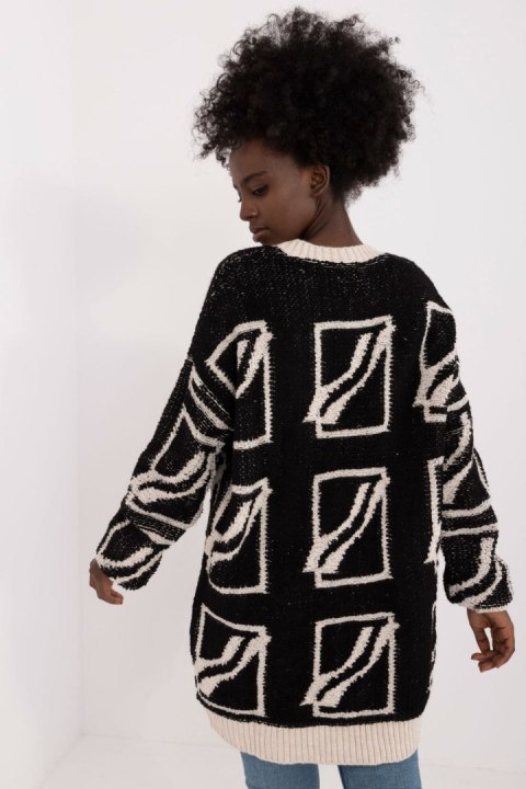 Sweter Damski Model BA-SW-0277.02 Black - Badu Badu Sweter Damski Model BA-SW-0277.02 Black - Badu Badu