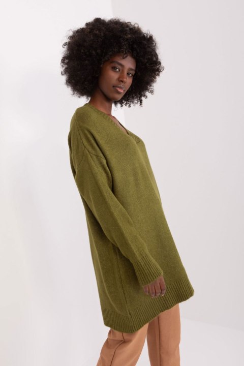 Sweter Damski Model BA-SW-0577.32X Khaki - Badu Badu
