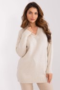 Sweter Damski Model BA-SW-0577.32X Light Beige - Badu Badu Sweter Damski Model BA-SW-0577.32X Light Beige - Badu Badu