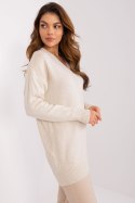 Sweter Damski Model BA-SW-0577.32X Light Beige - Badu Badu Sweter Damski Model BA-SW-0577.32X Light Beige - Badu Badu