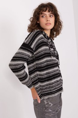 Sweter Damski Model BA-SW-8000.56P Grey/Black - Badu Badu