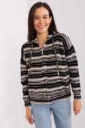 Sweter Damski Model BA-SW-8000.72P Black/Beige - Badu Badu Sweter Damski Model BA-SW-8000.72P Black/Beige - Badu Badu