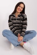 Sweter Damski Model BA-SW-8000.72P Black/Beige - Badu Badu Sweter Damski Model BA-SW-8000.72P Black/Beige - Badu Badu
