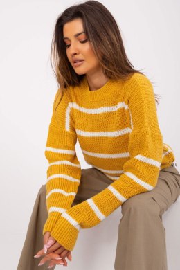 Sweter Damski Model BA-SW-8025.38P Dark Yellow - Badu Badu