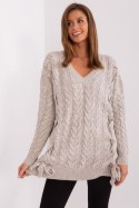 Sweter Damski Model BA-SW-8027.46P Beige - Badu Badu