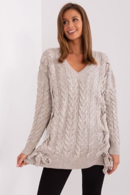 Sweter Damski Model BA-SW-8027.46P Beige - Badu Badu