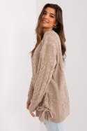 Sweter Damski Model BA-SW-8027.46P Dark Beige - Badu Badu