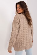 Sweter Damski Model BA-SW-8027.46P Dark Beige - Badu Badu