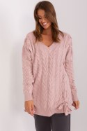 Sweter Damski Model BA-SW-8027.46P Light Pink - Badu Badu