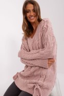 Sweter Damski Model BA-SW-8027.46P Light Pink - Badu Badu