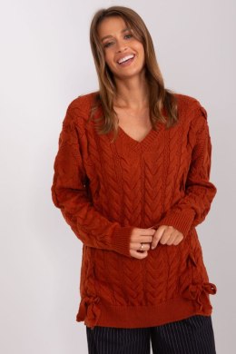 Sweter Damski Model BA-SW-8027.85P Dark Orange - Badu Badu