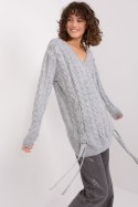 Sweter Damski Model BA-SW-8027.85P Grey - Badu Badu