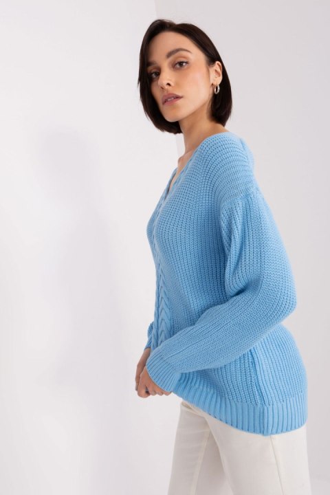 Sweter Damski Model BA-SW-8028.32 Light Blue - Badu Badu