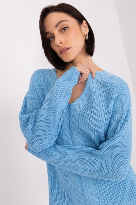 Sweter Damski Model BA-SW-8028.32 Light Blue - Badu Badu