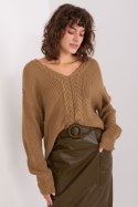 Sweter Damski Model BA-SW-8028.36P Camel - Badu Badu