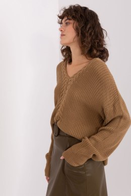 Sweter Damski Model BA-SW-8028.36P Camel - Badu Badu