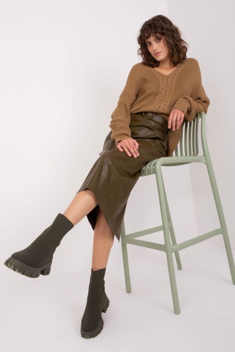 Sweter Damski Model BA-SW-8028.36P Camel - Badu Badu