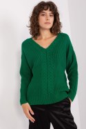 Sweter Damski Model BA-SW-8028.36P Dark Green - Badu Badu Sweter Damski Model BA-SW-8028.36P Dark Green - Badu Badu