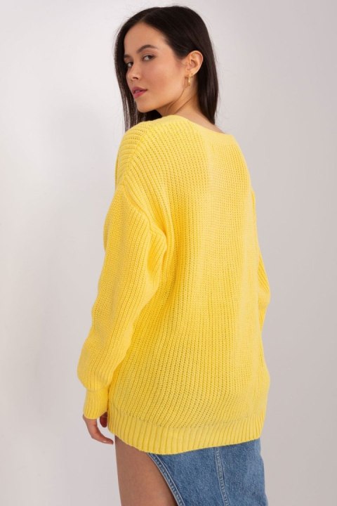 Sweter Damski Model BA-SW-8028.36P Yellow - Badu Badu