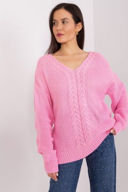 Sweter Damski Model BA-SW-8028.77 Pink - Badu Badu
