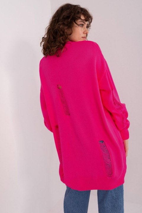 Sweter Damski Model BA-SW-8042-1.23 Fluo Pink - Badu Badu
