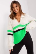 Sweter Damski Model BA-SW-8054.91P Light Green - Badu Badu Sweter Damski Model BA-SW-8054.91P Light Green - Badu Badu