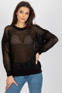 Sweter Damski Model BA-SW-9006.38P Black - Badu Badu Sweter Damski Model BA-SW-9006.38P Black - Badu Badu