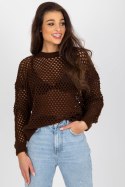 Sweter Damski Model BA-SW-9006.38P Brown - Badu Badu Sweter Damski Model BA-SW-9006.38P Brown - Badu Badu