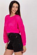 Sweter Damski Model BA-SW-9008.35P Fluo Pink - Badu Badu