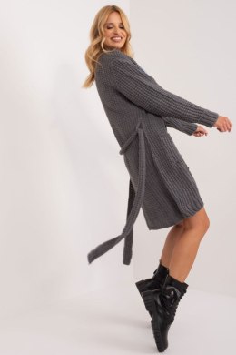 Sweter Kardigan Model BA-SW-1464.66 Dark Grey - Badu Badu