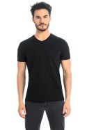 T-shirt Męski Model Dany V 1503 Black - Teyli Teyli