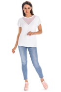 Bluzka Model Cora 219201 White - Teyli Teyli