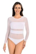 Body Model Stripy 2405 White - Teyli Teyli