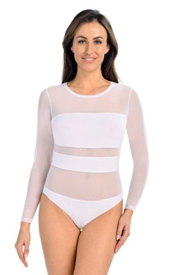 Body Model Stripy 2405 White - Teyli Teyli