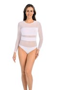 Body Model Stripy 2405 White - Teyli Teyli