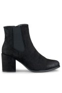 Botki Model Blaise 260038B-SU Black Zamsz - PRIMO PRIMO