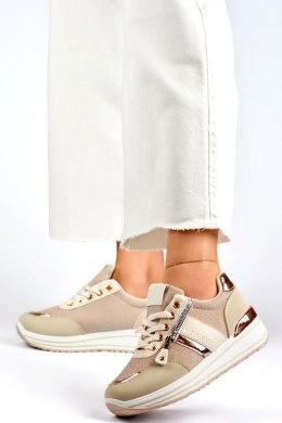 Buty Sportowe Model 9053-SP-BE Beige - PRIMO PRIMO
