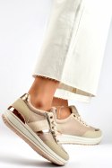 Buty Sportowe Model 9053-SP-BE Beige - PRIMO PRIMO