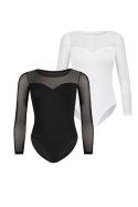 Komplet body Model Willow 2407-2 Black/White - Teyli Teyli