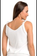 Koszulka nocna Koszulka do spania Model Sleepy 2709-1 Ecru - Teyli Teyli