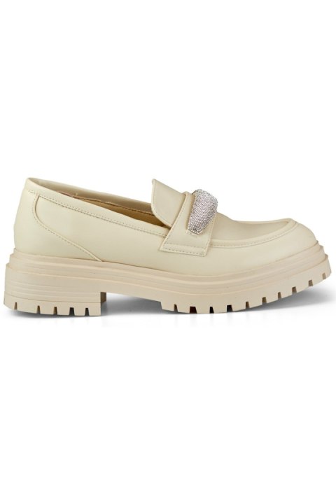 Półbuty Model 7961BE Beige - PRIMO PRIMO Półbuty Model 7961BE Beige - PRIMO PRIMO